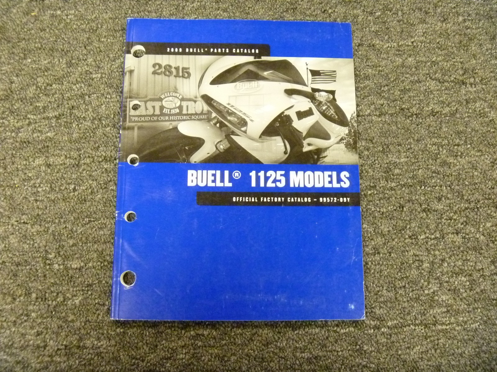2009 Buell 1125R 1125CR Superbike Motorcycle Factory Parts Catalog Manual
