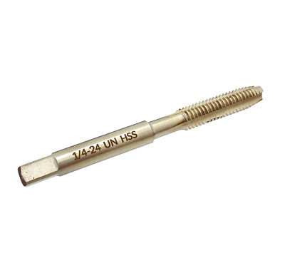 1/4-24 UN M2 HSS Plug Tap, Stanley Plane Restoration Tools