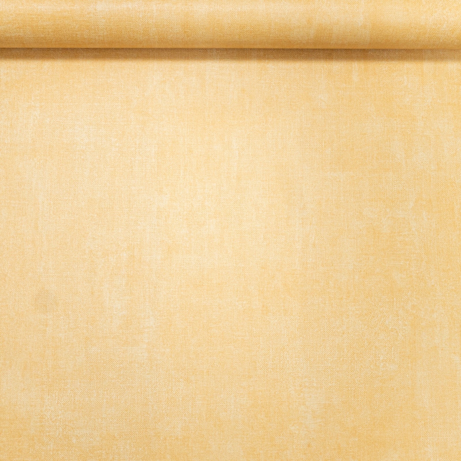 Plain Yellow Textured Wallpaper Linen Effect Paste The Wall Slightly