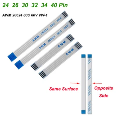 Cavo a Nastro Flessibile 24-40P FFC Passo Filo Piatto 0,5/1mm Scheda PCB Trasmissione
