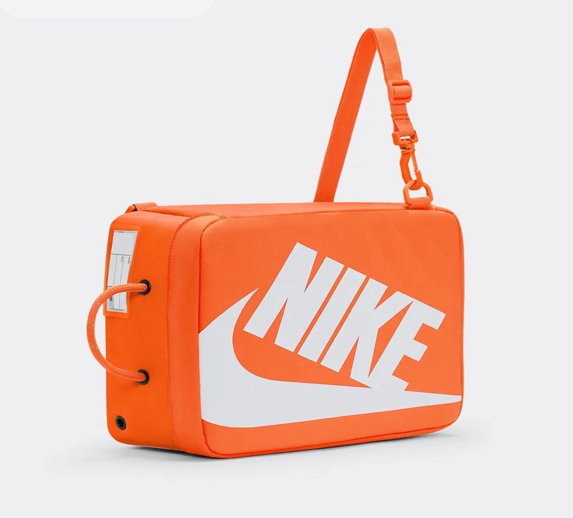 Nike Shoe Box Bag Size 12L DA7337-870 Orange White Brand New Never Used  With Tag | eBay