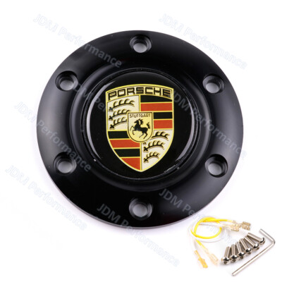 Horn Button 911 964 993 930 928 For MOMO OMP Sparco NRG Steering Wheels