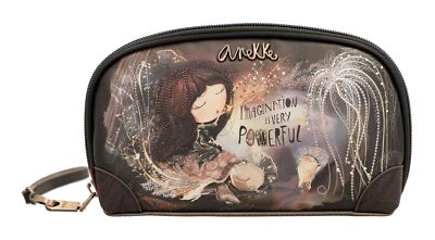 Anekke Dreamverse RFID Holdall Bag Geldbörse Multicolor dunkelbraun violett Neu