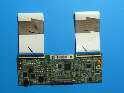 LG 49LJ5100 TV T-Con Board with Flex Ribbon Cables 47-6021078 / HV490FHB