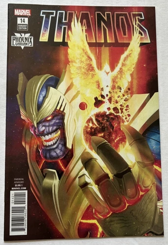 Thanos #14 (Marvel Comics February 2018) Rahzzah Phoenix variant cover NM