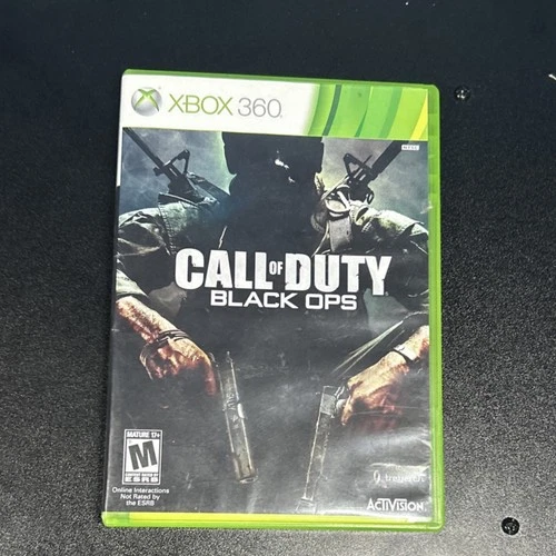 Activision Call of Duty: Black Ops Xbox 360 Shooter Manual M Rated NTSC-U/C
