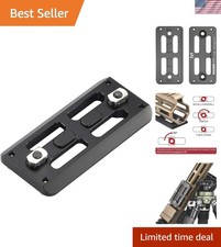 MLOK Arca Rail Adapter, Quick Release Dovetail Plate Compatible with Arca-Swiss