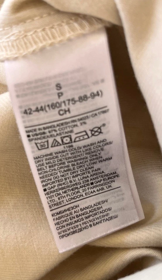 Macacão Banana Republic Andi Moleskin Utility Flightsuit Aviação Creme-Pequeno - Imagem 4 de 4