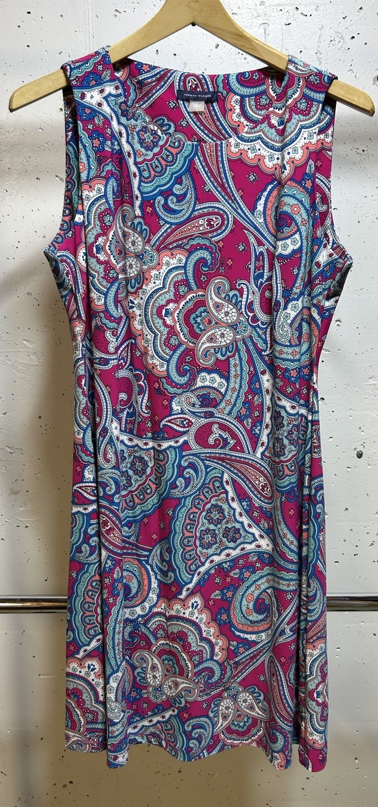 Tommy Hilfiger size 8 Colorful Paisley Dress