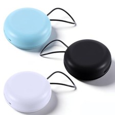 3 Pcs Ear Plug Case, Portable Earplug Case, Mini Round ABS Plastic Ear Plug