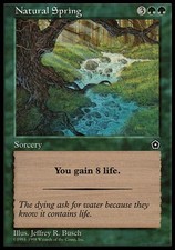 Natural Spring - Light Play MTG Portal Second Age