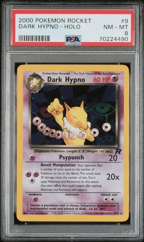 Dark Hypno (Unlimited) graded PSA 8 for sale on eBay