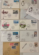 ELEVEN nice French So. Antarctic Territory  First Day covers TAAF FSAT FDC