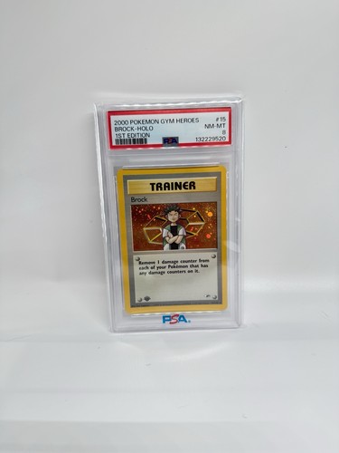 Brock (1st Edition) graded PSA 8 for sale on eBay