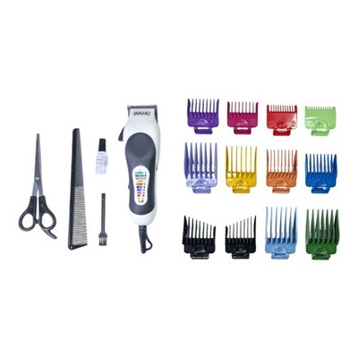 Wahl Color Pro Plus Haarschneidemaschine 0,8-28 mm + 10x Kammaufsatz 20104-0460