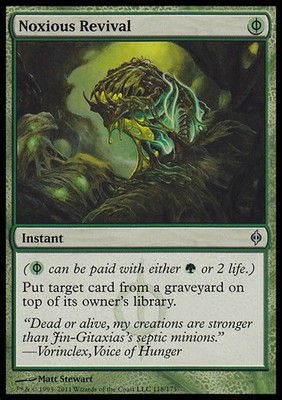 MTG NOXIOUS REVIVAL PLAYED - SCHÄDLICHE WIEDERGEBURT - NPH - MAGIC