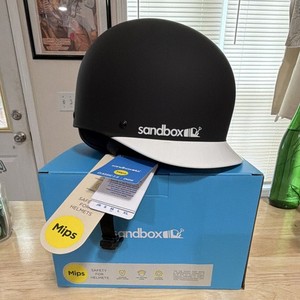 Sandbox Classic 2.0 MIPS Snow Helmet Front Brim Adjustable Fit M Black/White