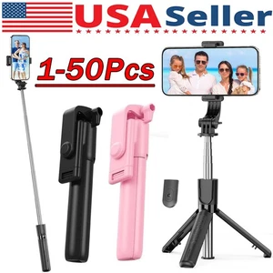 Selfie Stick Tripod Bluetooth Wireless Remote Stand pour iPhone 15 16 Pro Max Lot