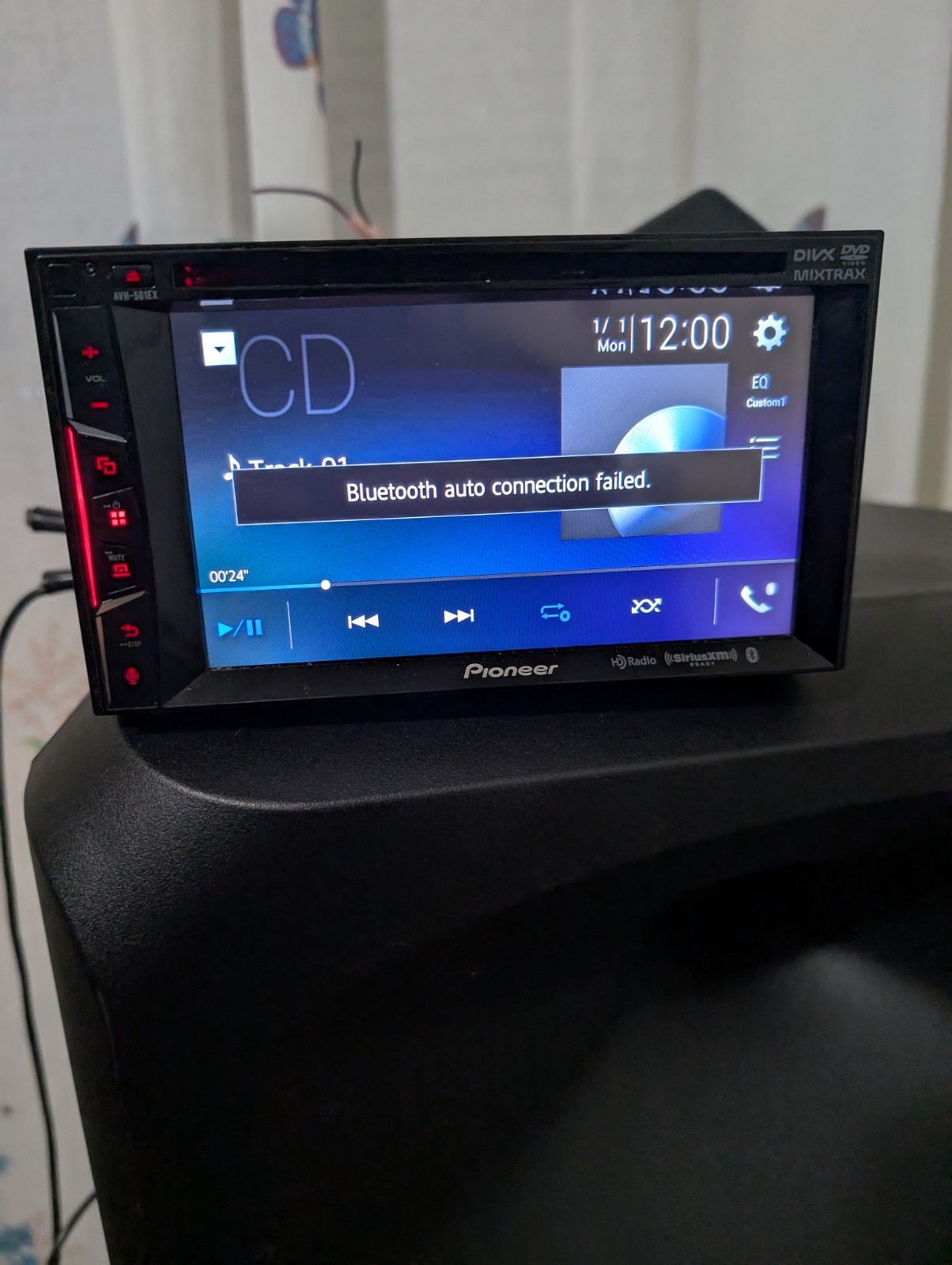 Pioneer AVH-501EX 6.2" Double Din Audio Receiver Bluetooth D
