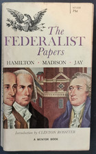 The Federalist Papers, paperback, Hamilton, Madison, Jay, 1961
