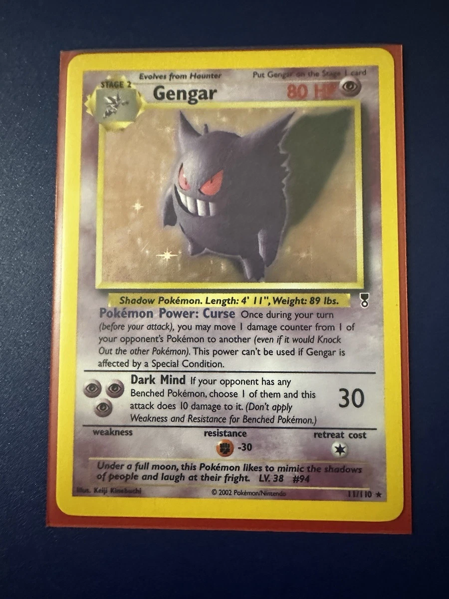 Gengar Pokémon TCG Legendary Collection Individual Collectible