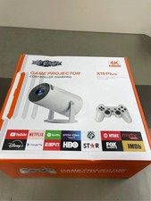 X10 Plus 4K Retro Game Projector, Home Retro Video Game Console with 2 Wireless
