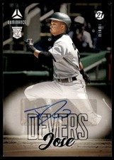 2021 Panini Chronicles Luminance Auto Jose Devers Auto Miami Marlins #17