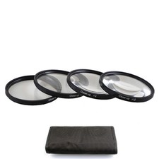 49-77mm 1 2 4 10 Close Up Macro Lens Filter kit for Camer Nikon Pentax Sony DSLR