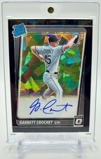 2021 Panini Optic - BLACK ICE #RRS-GC Garrett Crochet /25 (AU,RC) 🔥RED SOX🔥 