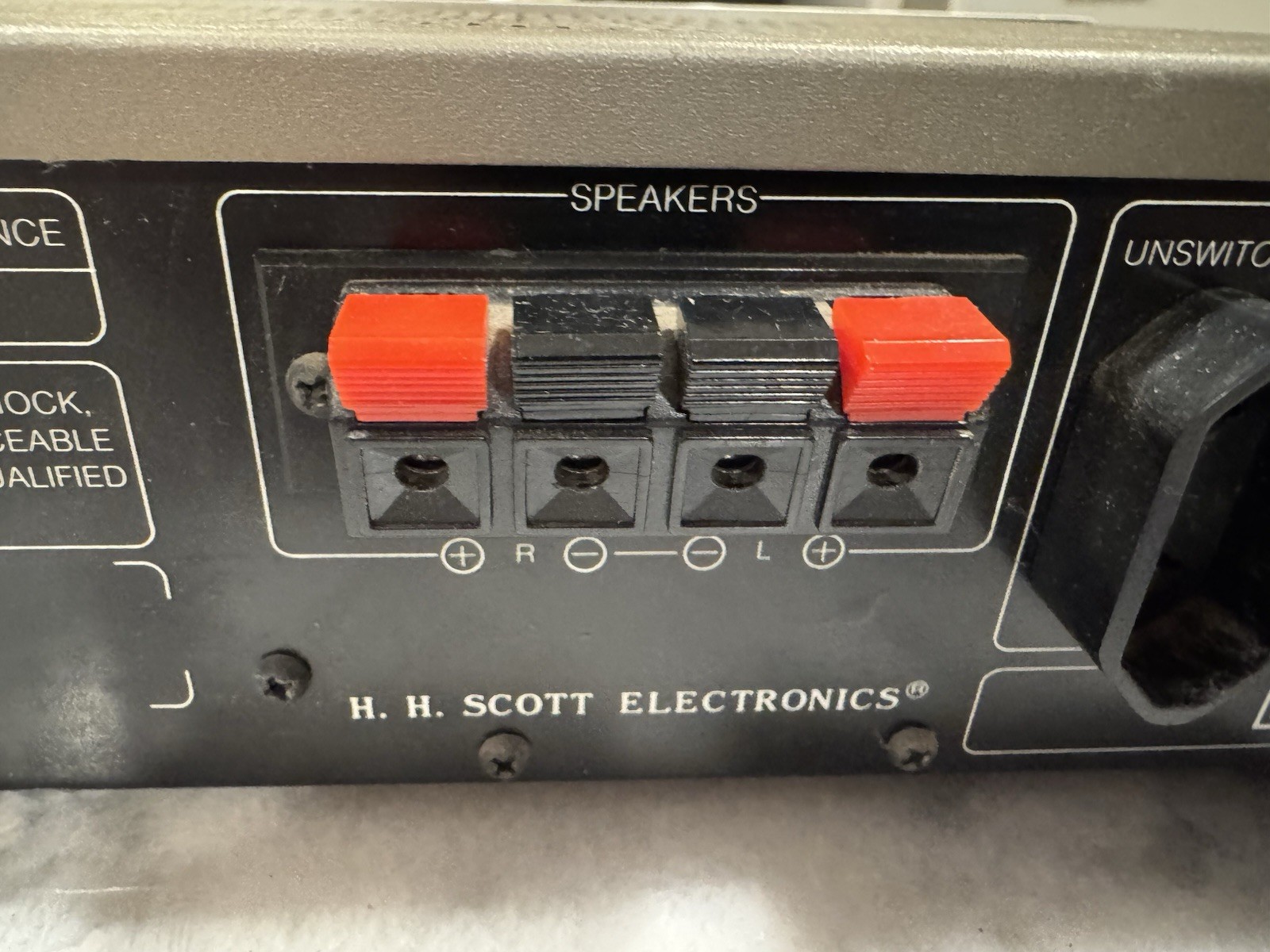 Scott Integrated Stereo Amplifier 418A Aluminum Front 30 WPC Phono Input - Works