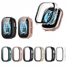Protective case with tempered-glass screen protector for smartwatches 41.3  47.5