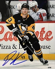 DANTON HEINEN SIGNED 8x10 PITTSBURGH PENGUINS with COA - BRUINS - CANUCKS
