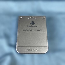 Sony PlayStation Memory Card SCPH-1020 Brilliant Silver