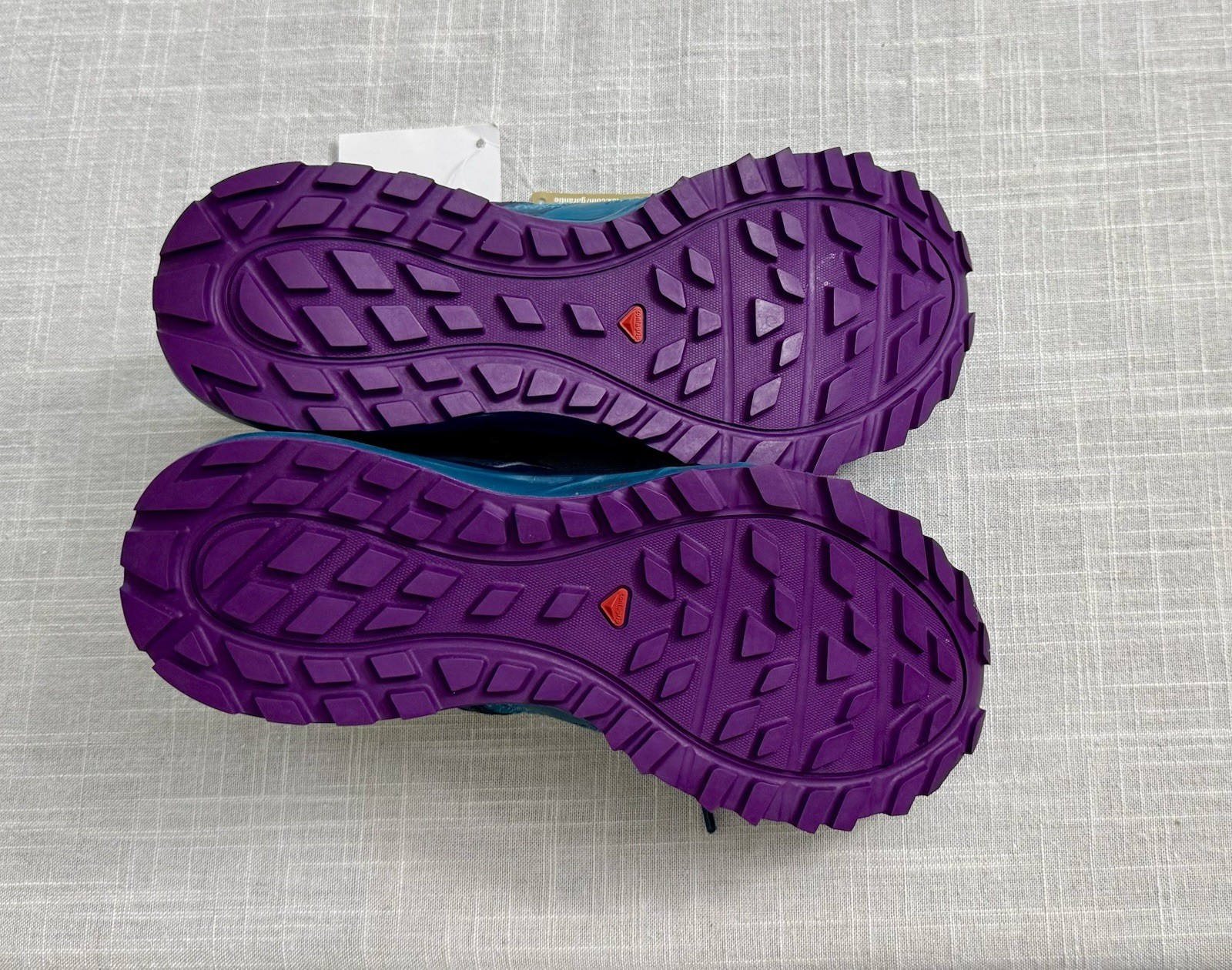 Scarpe Salomon Trailster Gtx Teal Purple 404885 nuove senza scatola taglia 6 US Gore Tex