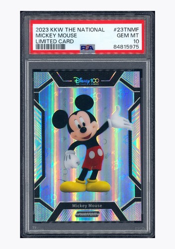 2023 Kakawow National Pack Mickey Mouse Silver Prizm /500 #23TH-MF Psa 10 Disney