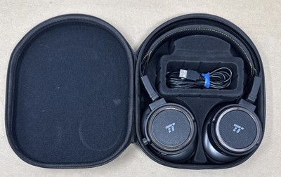 TREBLAB Bluetooth Over Ear Headphones w/ Case Wireless - Preowned - Tested Works