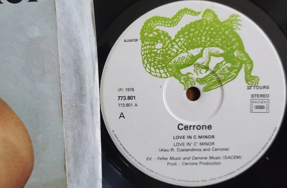 ALBUM DISQUE VINYLE LP 33t 12" CERRONE «Love in C minor» DISCO FRANCE 1976 - Photo 2/3