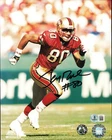 Jerry Rice Signed 8x10 Photo San Francisco 49ers Beckett BAS QR #BV86521