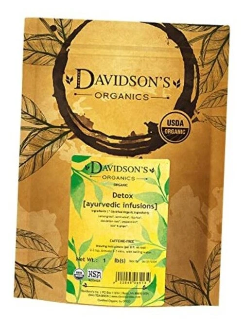 Organics, Ayurvedic Infusions, Loose Leaf Tea, 16-ounce Bag (Pack of 1) Detox