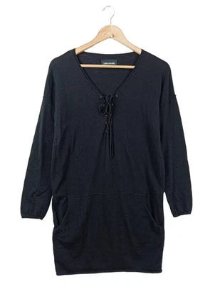 ZADIG & VOLTAIRE Pull long Dames Pull T EU 38 noir style décontracté - Photo 1/4