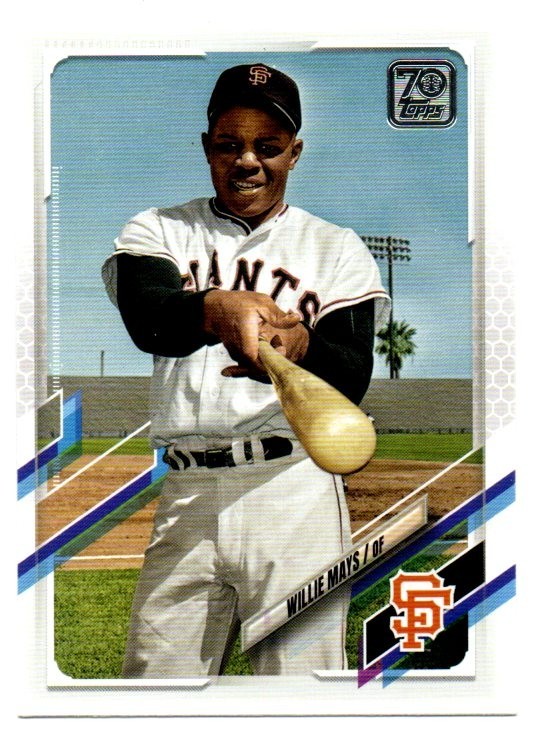 2021 TOPPS WILLIE MAYS #616 SP SHORT PRINT PHOTO VARIATION