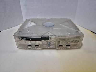 Microsoft Xbox Crystal Edition Console - PARTS - AS IS