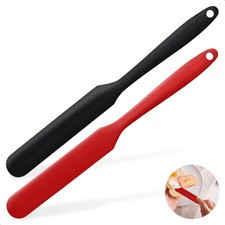 Silicone Jar Scraper with Long Handle, Jam Spreader for Peanut Butter, Kitche...