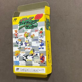 Famicom software with J.League Fighting Soccer #4673b7