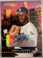 Edwin Jackson 2004 Donruss Studio Autograph Auto Serial Numbered #/50