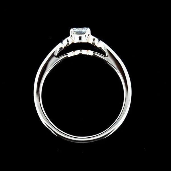 Anillo Cartier Bailarina Diamante 0.25ct F VVS2 3EX #4.5US K18PG Foto 3 de 4