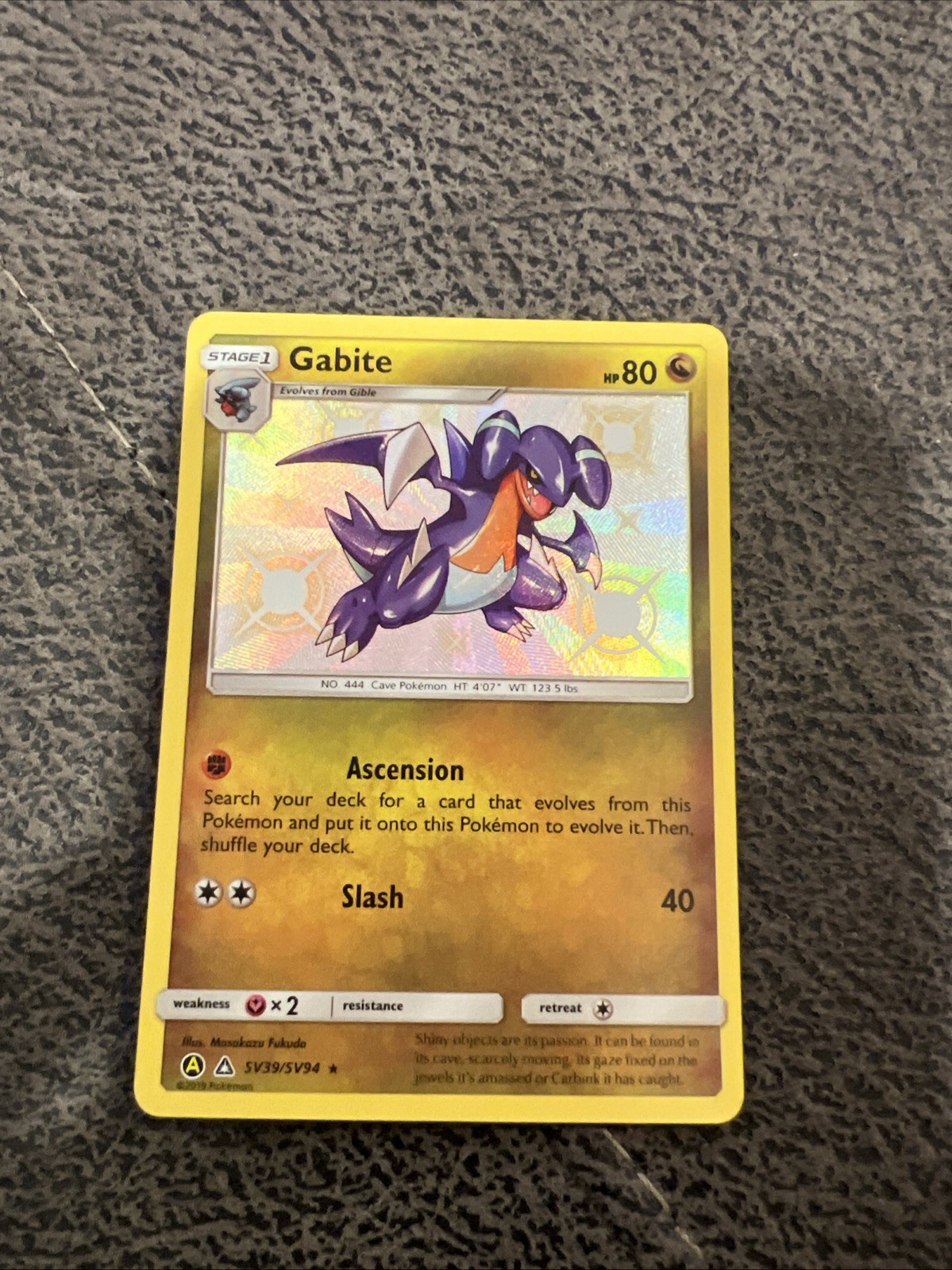 Gabite SV39/SV94 Hidden Fates: Shiny Vault Holo