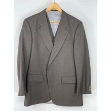 Jos A Bank Mens 3 Piece Suit Brown Micro Check Windowpane Formal Set