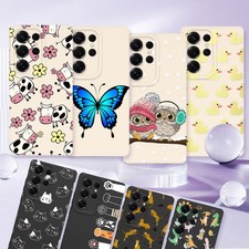 Animal Patterned Phone Case For Samsung Galaxy S24 FE S25 A16 A15 Silicone Cover