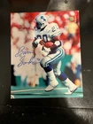 BARRY SANDERS AUTOGRAPHED 8X10 PHOTO 🏈⭐️ SEE PICS ‼️ (LAST ONE )